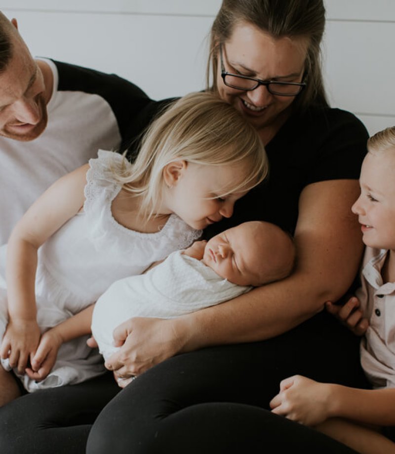 newborn family session