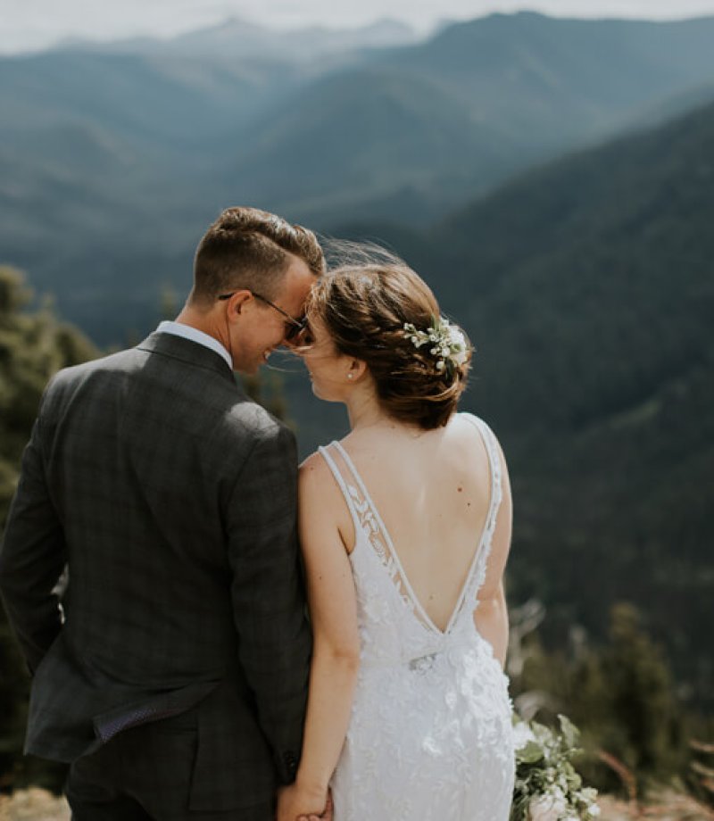 manning park wedding photo