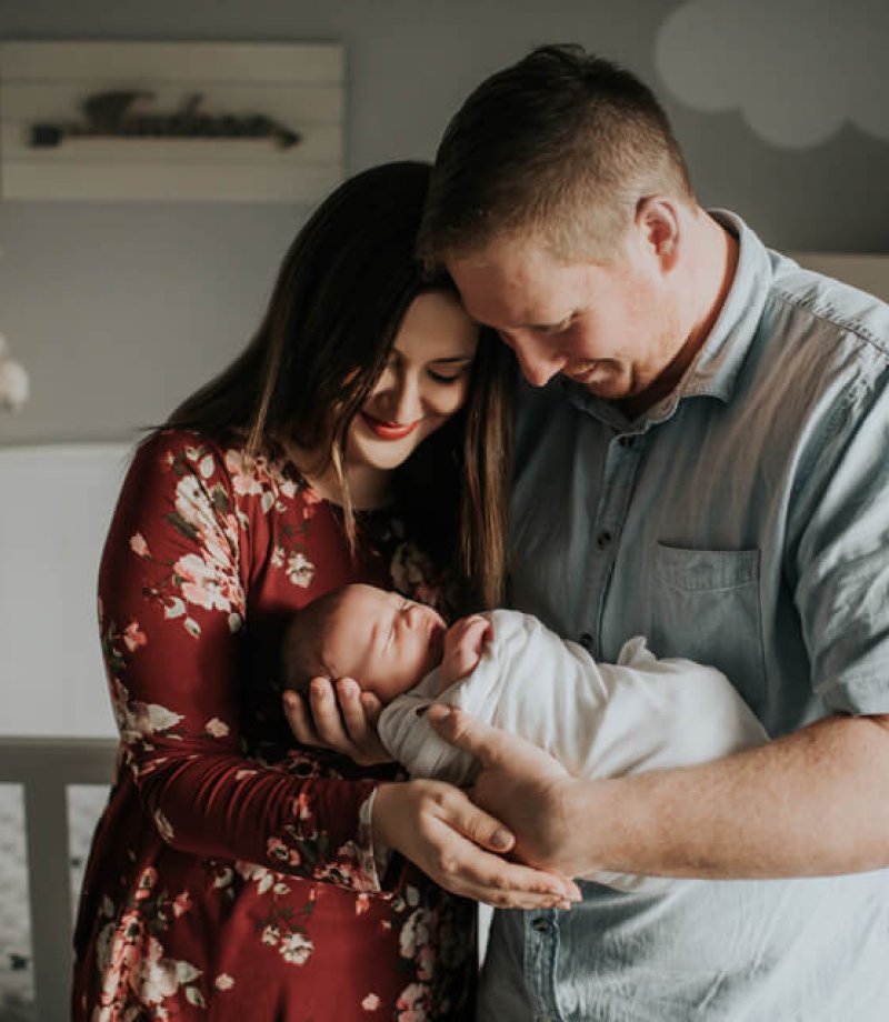 maple ridge newborn session